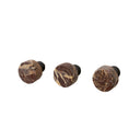 Set of 3 Round Red Marble Wall Hooks
