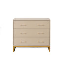 Large 3 Drawer Chest of Drawers - Liana Taupe Range