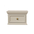 Taupe-Grey Wall Mounted Bedside Table - Daventry Taupe-Grey Range