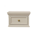 Taupe-Grey Wall Mounted Bedside Table - Daventry Taupe-Grey Range