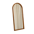 Tall Dark Wood Framed Arched Wall & Leaner Mirror - 60cm x 140cm - Ashwell Range