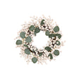 Large Green & White Berry & Eucalyptus Christmas Wreath Decoration