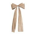 Extra Large Taupe Velvet Christmas Bow - 70cm x 140cm