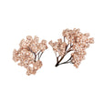 Set of 2 Pink Mulberry Pick Christmas Decorations - 23cm