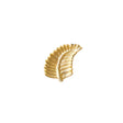 Gold Curved Leaf Drawer Knob