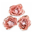 Set of 3 Pink Rose Pick Decorations