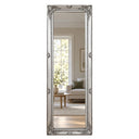 Tall Silver Ornate Mirror 47cm x 142cm