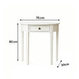 Ivory Half Moon Table - Daventry Ivory Range