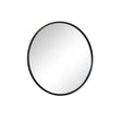 Round Black Wall Mirror 50cm x 50cm