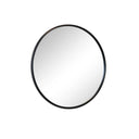 Round Black Wall Mirror 50cm x 50cm