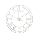 Large White Skeleton Wall Clock 80cm x 80cm