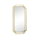 Gold Foiled Wall Mirror 94cm x 48cm