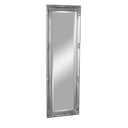 Tall Silver Mirror with Bevelled Glass 47cm x 142cm