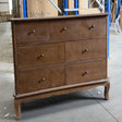7 Drawer Dark Wood Chest of Drawers - Ashwell Range - Damaged second
