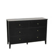 Large 6 Drawer Chest of Drawers - Hales Black Range