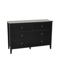 Large 6 Drawer Chest of Drawers - Hales Black Range