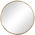 Large Round Gold Framed Wall Mirror 80cm x 80cm