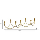 Gold Wave Multi Candle Holder