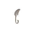 Silver Curved Leaf Wall Hook