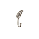 Silver Curved Leaf Wall Hook