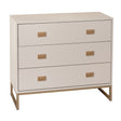 Large 3 Drawer Chest of Drawers - Elle Stone Range