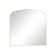 Large Gold Framed Arched Wall Mirror 92cm x 91cm