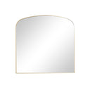 Large Gold Framed Arched Wall Mirror 92cm x 91cm