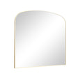Large Gold Framed Arched Wall Mirror 92cm x 91cm