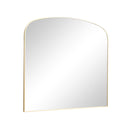 Large Gold Framed Arched Wall Mirror 92cm x 91cm