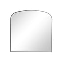 Large Black Framed Arched Wall Mirror 92cm x 91cm