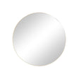Large Round Champagne Wall Mirror - 80cm x 80cm