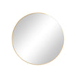 Large Round Antique Gold Wall Mirror - 80cm x 80cm