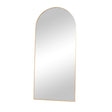 Large Antique Gold Arched Wall / Leaner Mirror - 180cm x 80cm