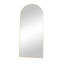 Large Antique Gold Arched Wall / Leaner Mirror - 180cm x 80cm