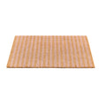 Pink & Natural Stripe Print Coir Door Mat
