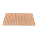 Pink & Natural Stripe Print Coir Door Mat