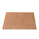 Pink & Natural Stripe Print Coir Door Mat