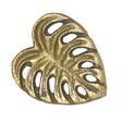 Gold Monstera Leaf Drawer Knob - 5.2cm x 6cm