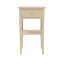 One Drawer Bedside Table - Abbey Cream Range