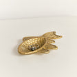 Antique Gold Fish Shaped Trinket Dish
