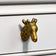 Antique Gold Giraffe Drawer Knob