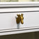 Antique Gold Giraffe Drawer Knob