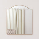 Antique Gold Metal Framed Wall Mirror - 50cm x 65cm