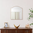 Antique Gold Metal Framed Wall Mirror - 50cm x 65cm
