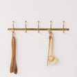 Antique Gold Metal Wall Hook Rail - 49cm