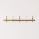 Antique Gold Metal Wall Hook Rail - 49cm