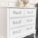 Antique White 4 Drawer Chest of Drawers - Pays Blanc Range