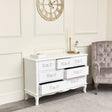 Antique White 7 Drawer Chest of Drawers - Pays Blanc Range - Damaged second