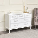 Antique White 7 Drawer Chest of Drawers - Pays Blanc Range - Damaged second