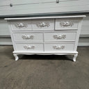 Antique White 7 Drawer Chest of Drawers - Pays Blanc Range -Damaged second